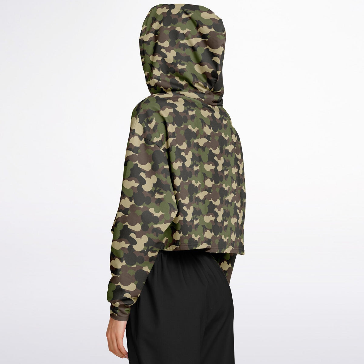 Camo Collection Cropped Hoodie