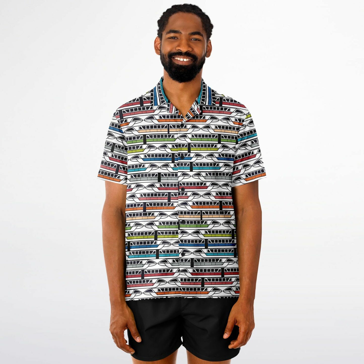 Monorail Collection Short Sleeve Button-Down Shirt