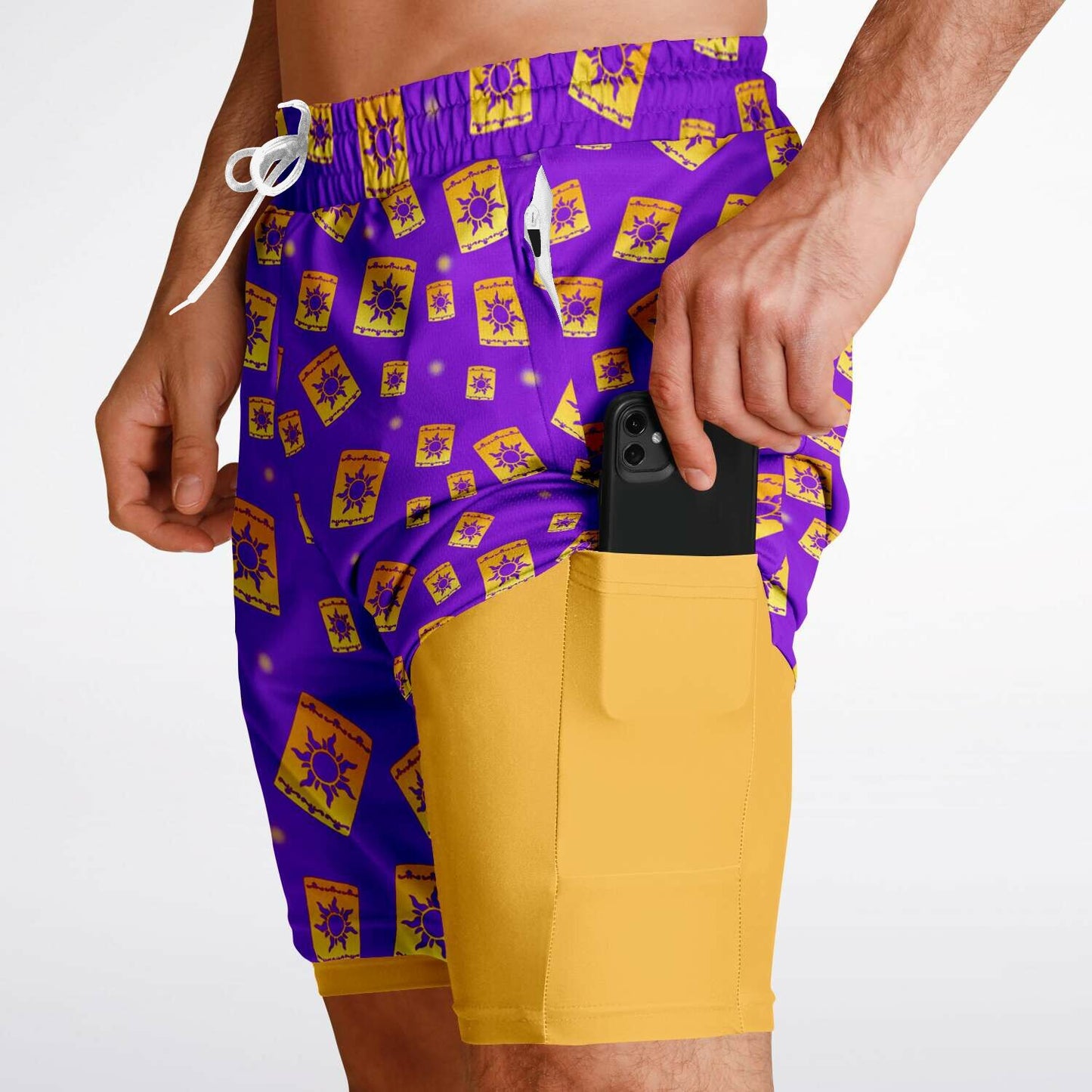 Men's Lanterns Double Layer Pocket Shorts
