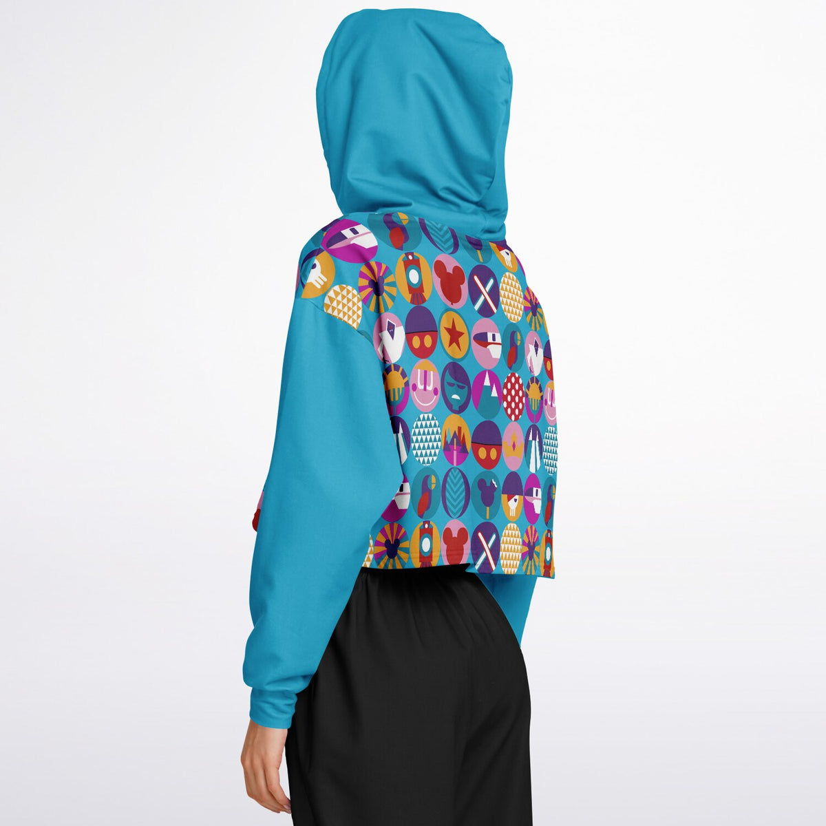 Park Cups Cropped Hoodie