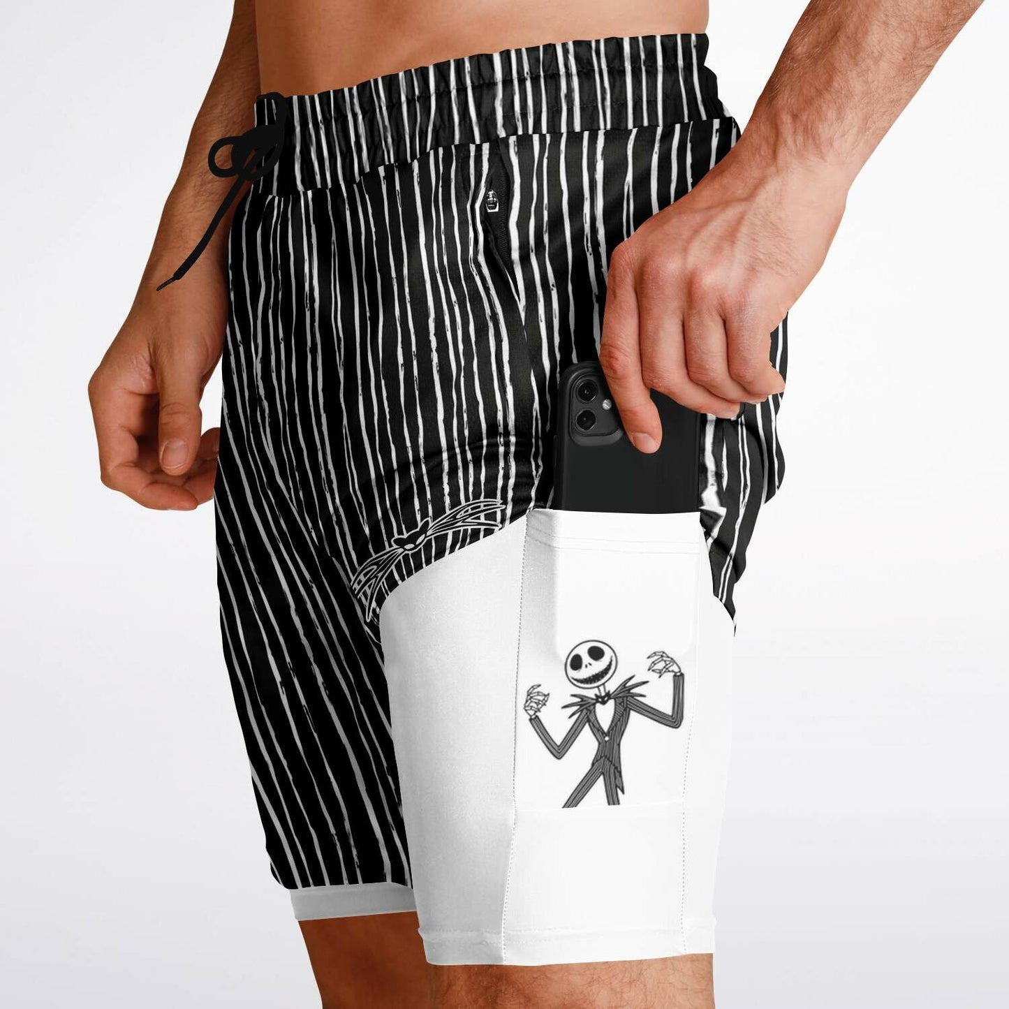 Nightmare Collection Jack Men's Double Layer Pocket Shorts