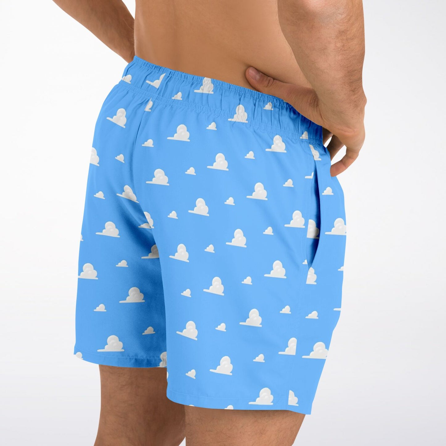 Toy Collection Cloud Wallpaper Men's Swim Trunks