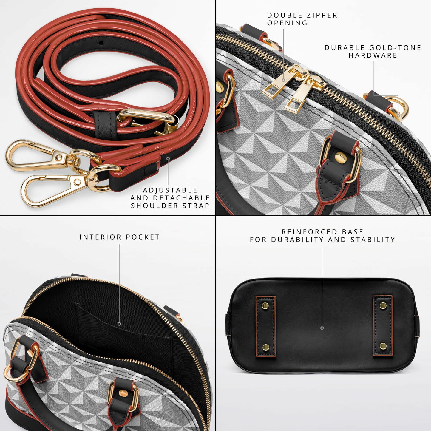 Spaceship Dome Satchel Handbag
