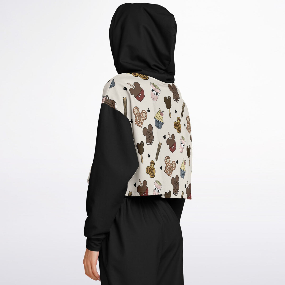 Snacks Cropped Hoodie