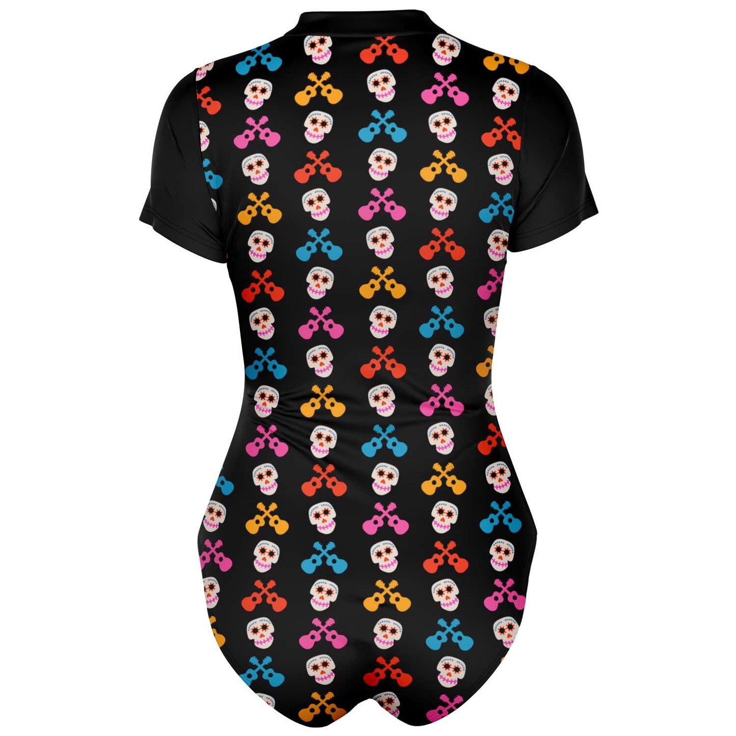 Coco Skulls Short Sleeve Rash Guard