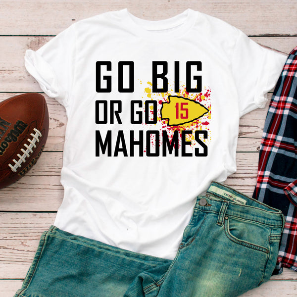 Go Big or Go Mahomes Unisex T-Shirt – Flop The World Pop