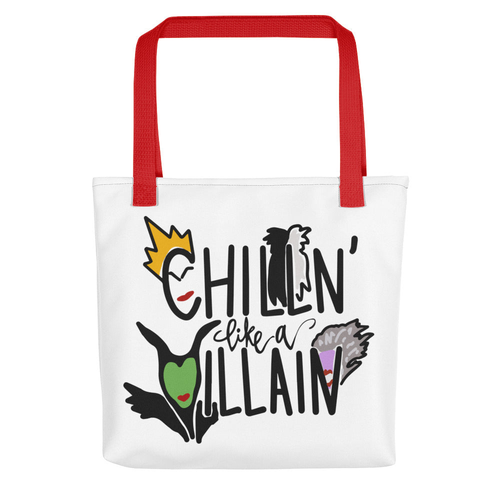 Chillin Like A Villain Tote bag
