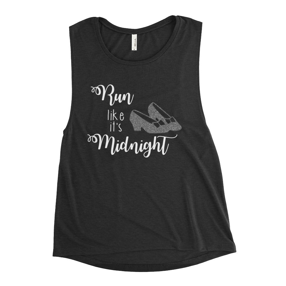 Run Like It's Midnight Ladies’ Muscle Tank