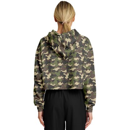 Camo Collection Cropped Hoodie