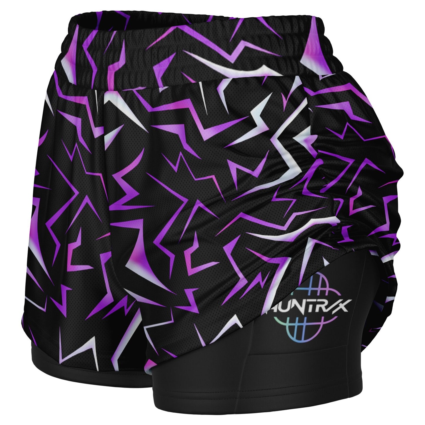 Patterns Collection Double Layer Pocket Shorts