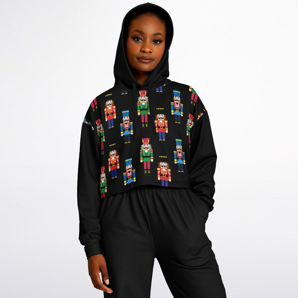 Nutcracker Cropped Hoodie