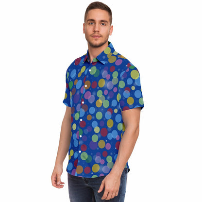 Core Memory Orbs Short Sleeve Button Down Shirt