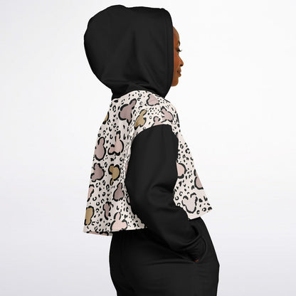 Leopard Collection Cropped Hoodie