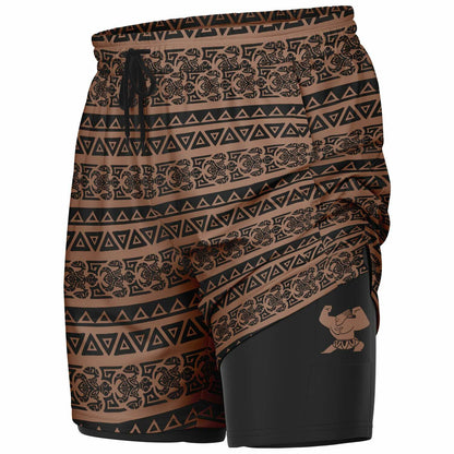 Tribal Men's Double Layer Shorts