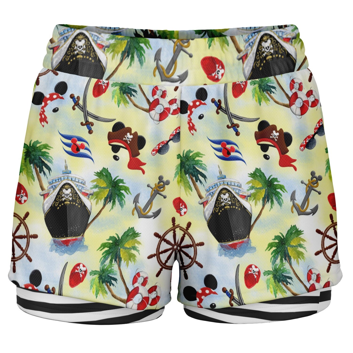Pirates Double Layer Pocket Shorts