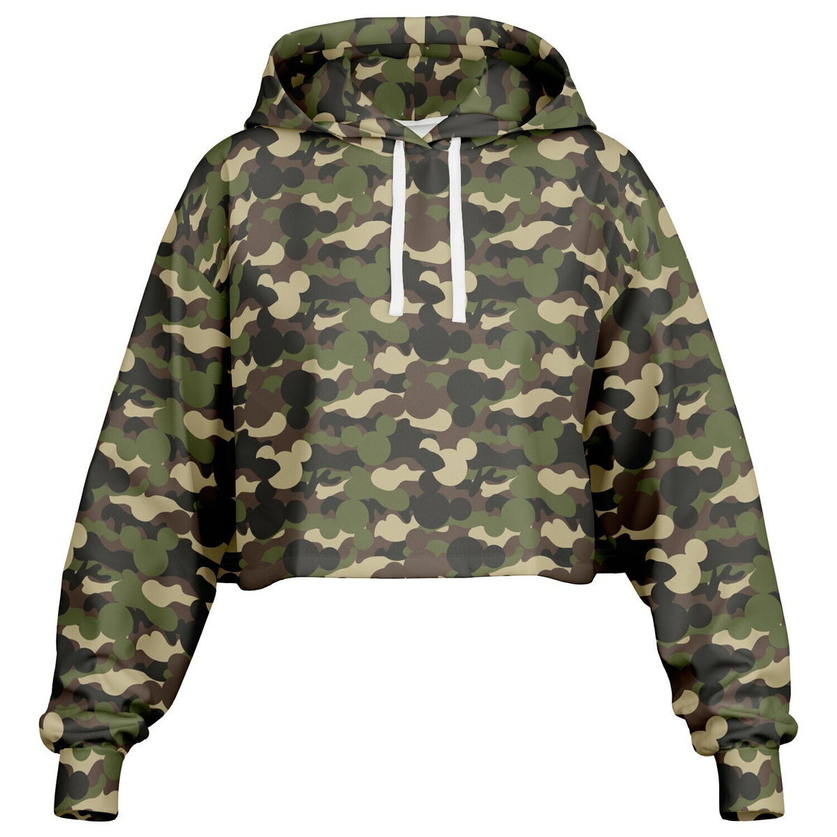 Camo Collection Cropped Hoodie