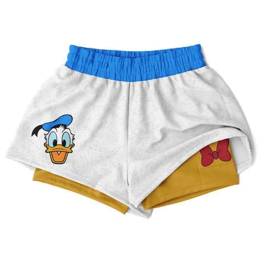 Boy Duck Double Layer Pocket Shorts