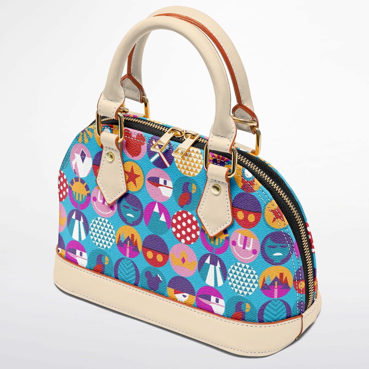 Park Cups Dome Satchel Handbag