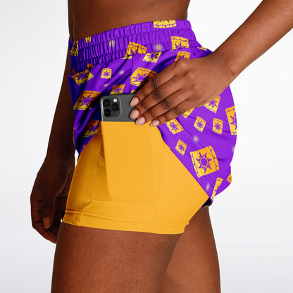 Lanterns Double Layer Pocket Shorts