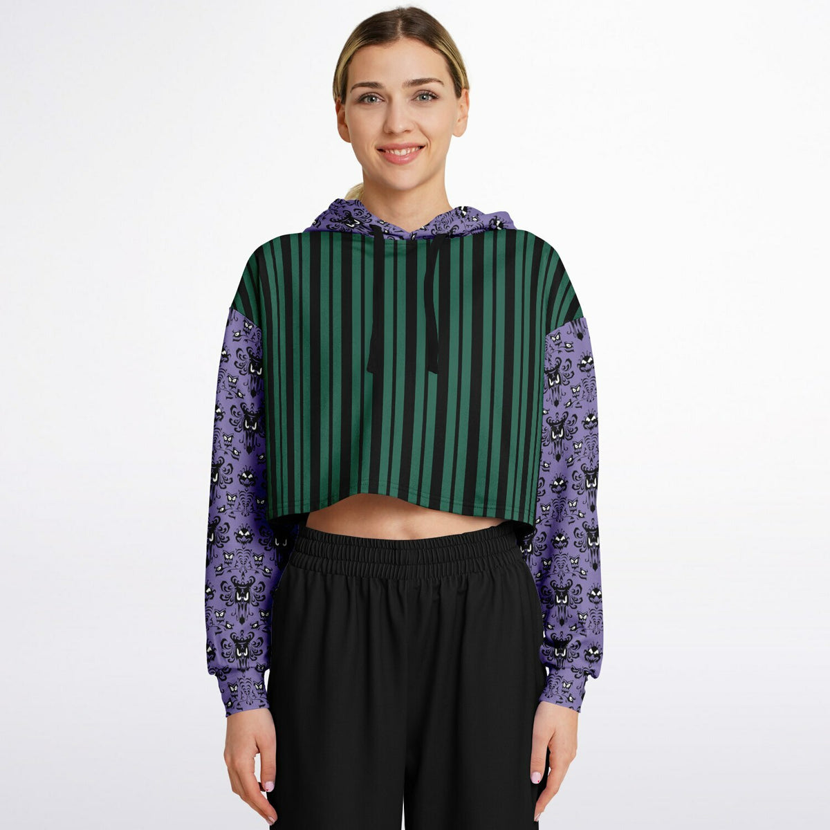 Haunted Collection Cropped Hoodie