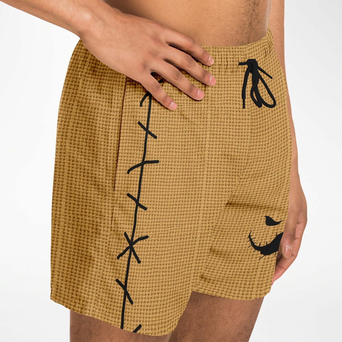 Nightmare Collection Brown BoogieMan Swim Trunks Men