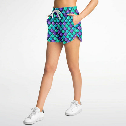 Mermaid Athletic Loose Shorts