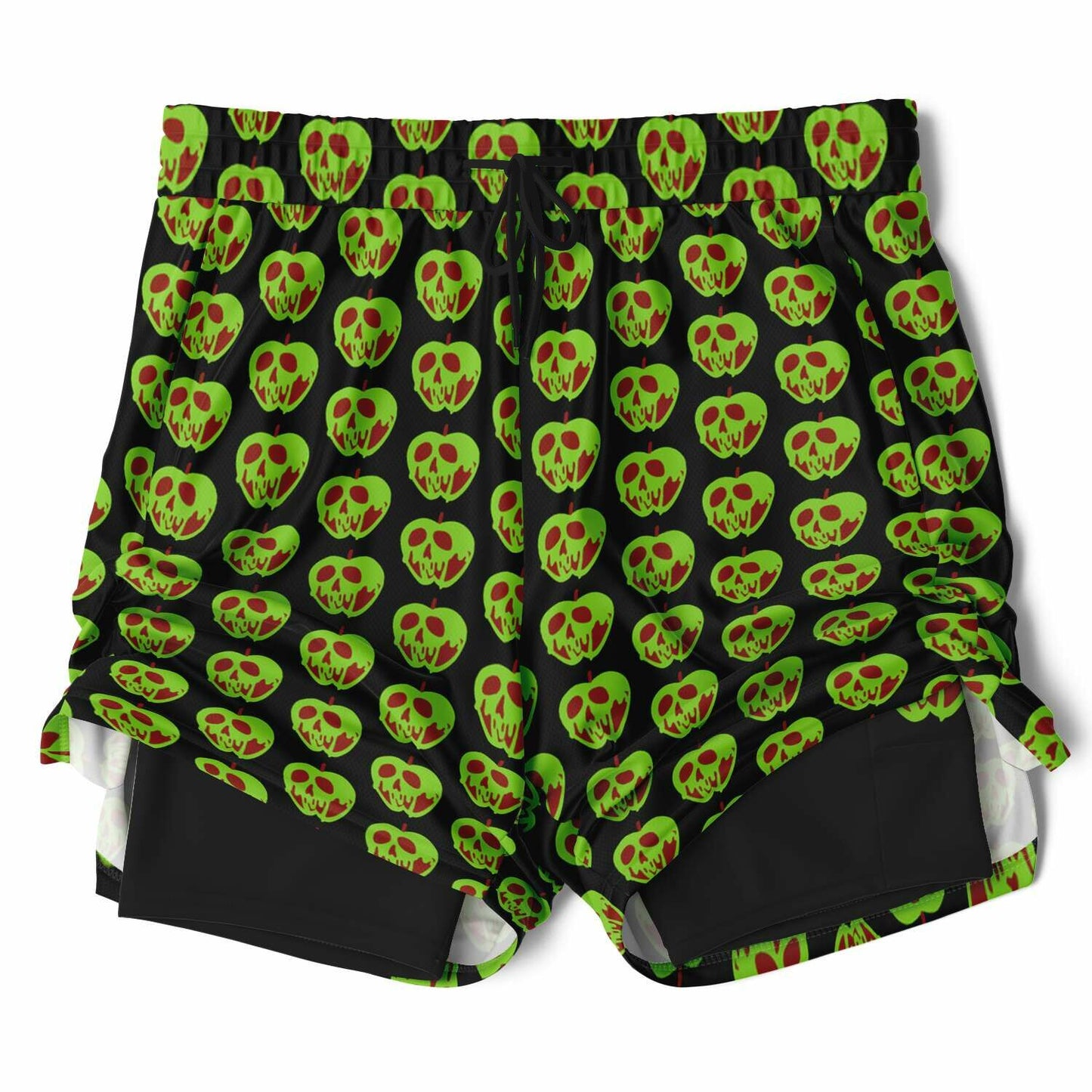 Evil Apple Men's Double Layer Shorts