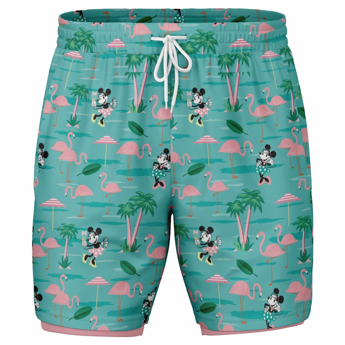Flamingo Collection Men's Double Layer Pocket Shorts