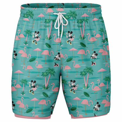 Flamingo Collection Men's Double Layer Pocket Shorts