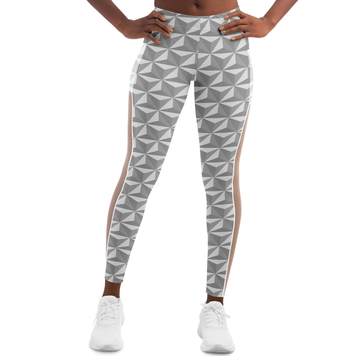 Spaceship Earth Mesh Pocket Leggings