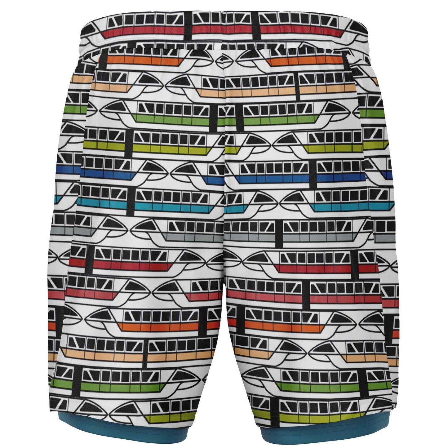 Monorail Collection Men's Double Layer Pocket Shorts
