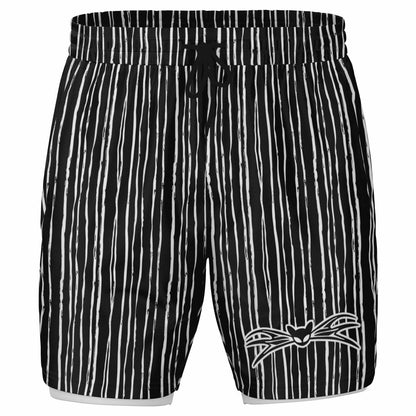 Nightmare Collection Jack Men's Double Layer Pocket Shorts