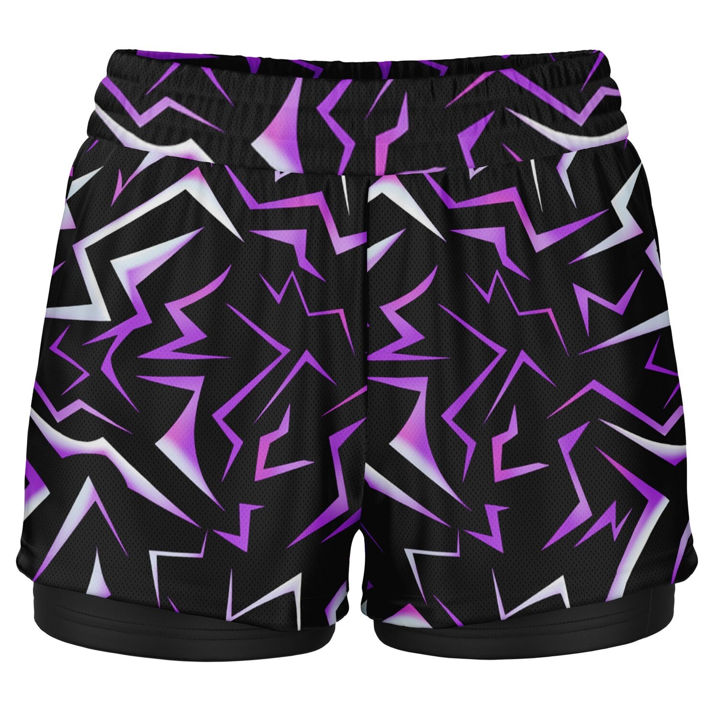 Patterns Collection Double Layer Pocket Shorts