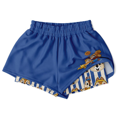 Chipmunks Double Layer Pocket Shorts