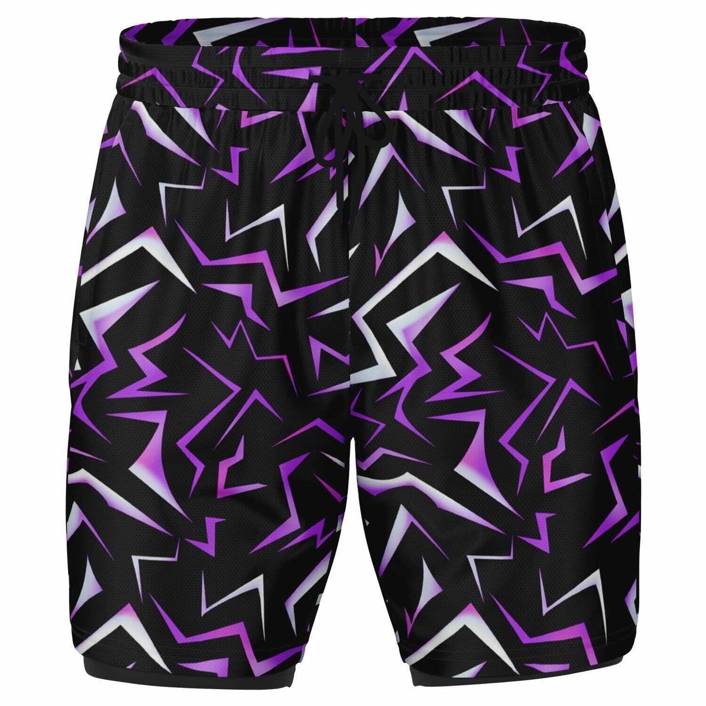 Patterns Collection Men's Double Layer Pocket Shorts