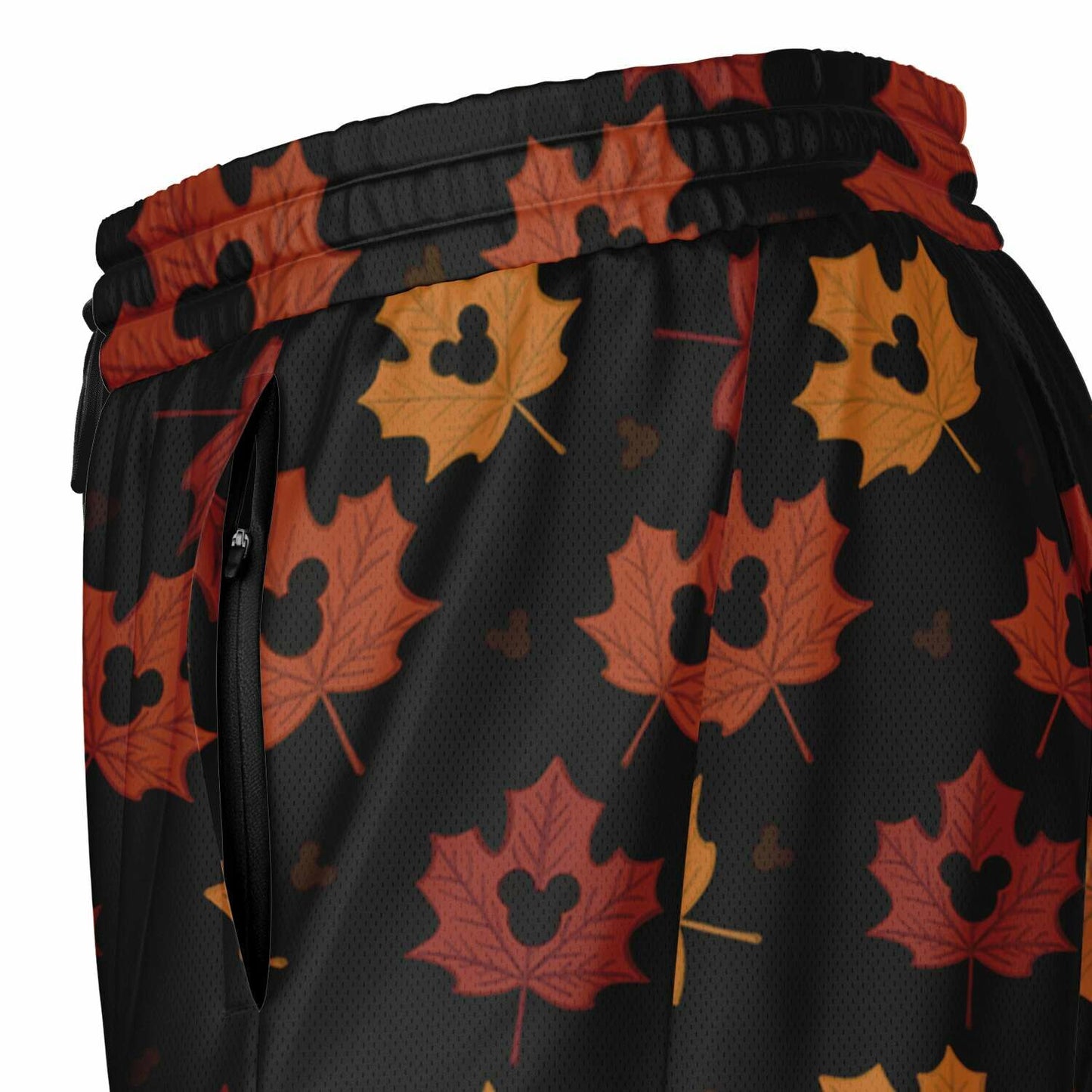 Leaf Collection Men's Double Layer Pocket Shorts - Dark