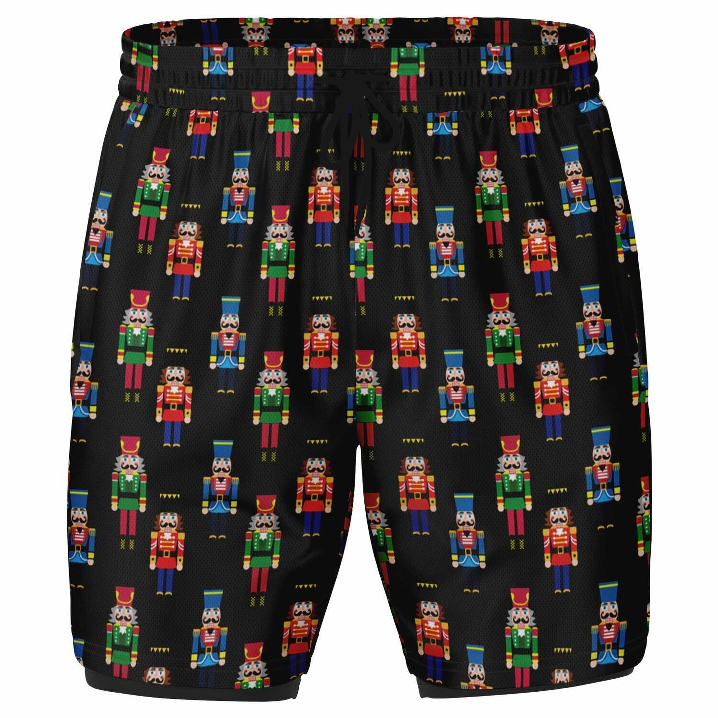 Nutcracker Men's Double Layer Pocket Shorts