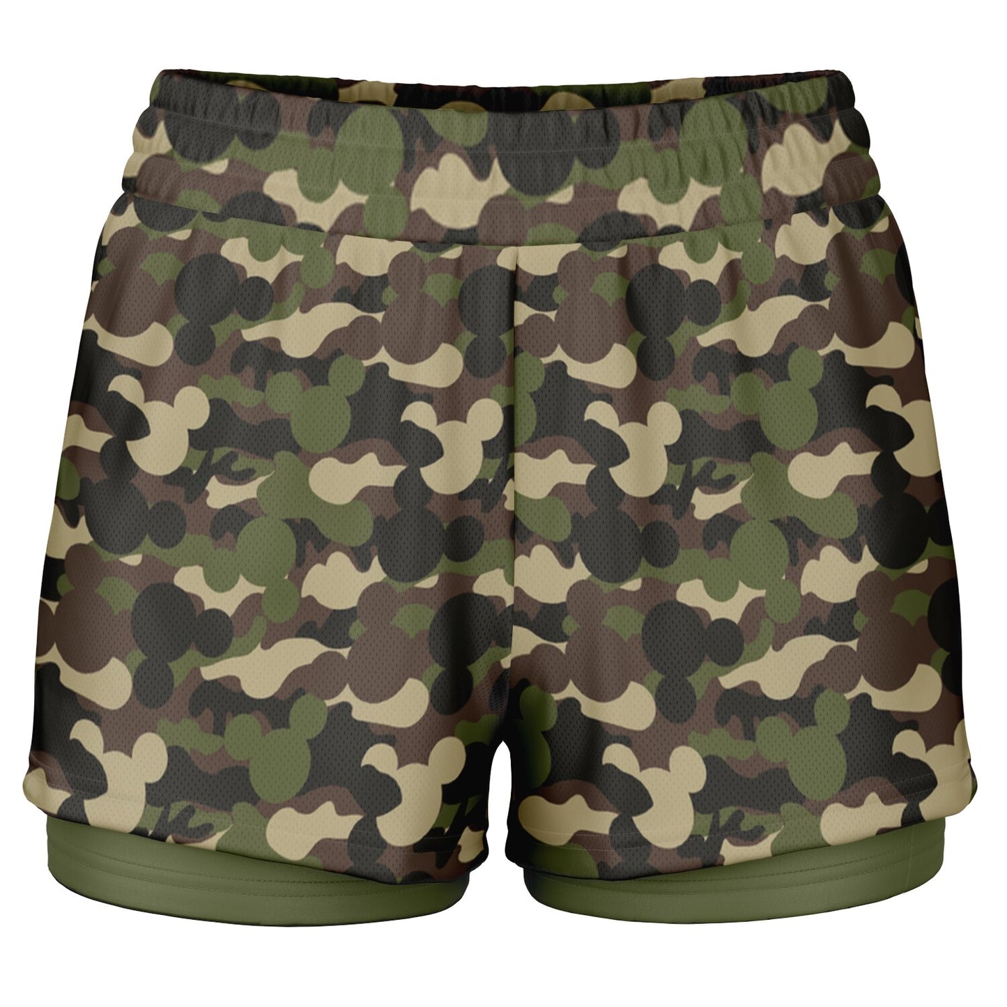 Camo Collection Double Layer Pocket Shorts