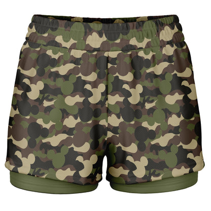 Camo Collection Double Layer Pocket Shorts
