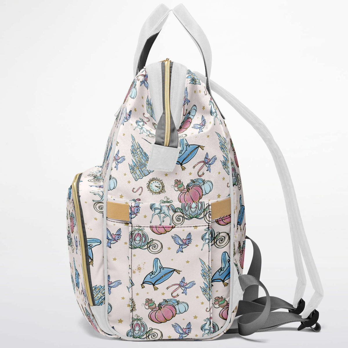Glass Slipper Diaper Bag Backpack