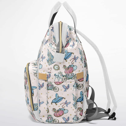 Glass Slipper Diaper Bag Backpack