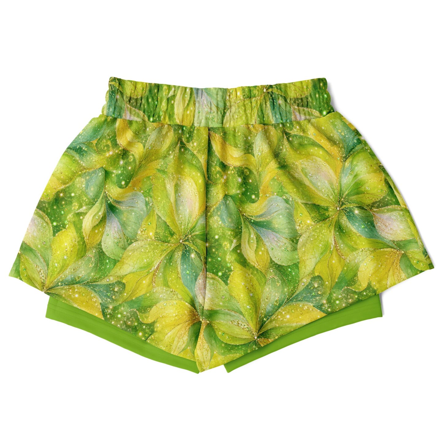 Green Fairy Double Layer Pocket Shorts
