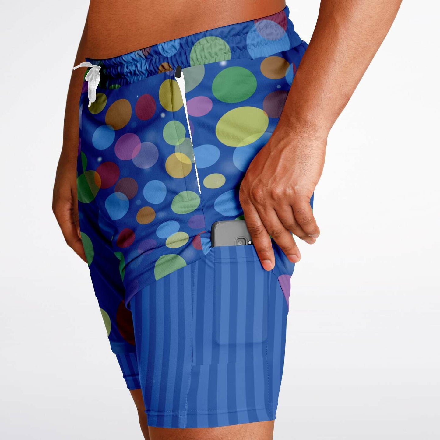 Core Memory Orb Men's Double Layer Pocket Shorts