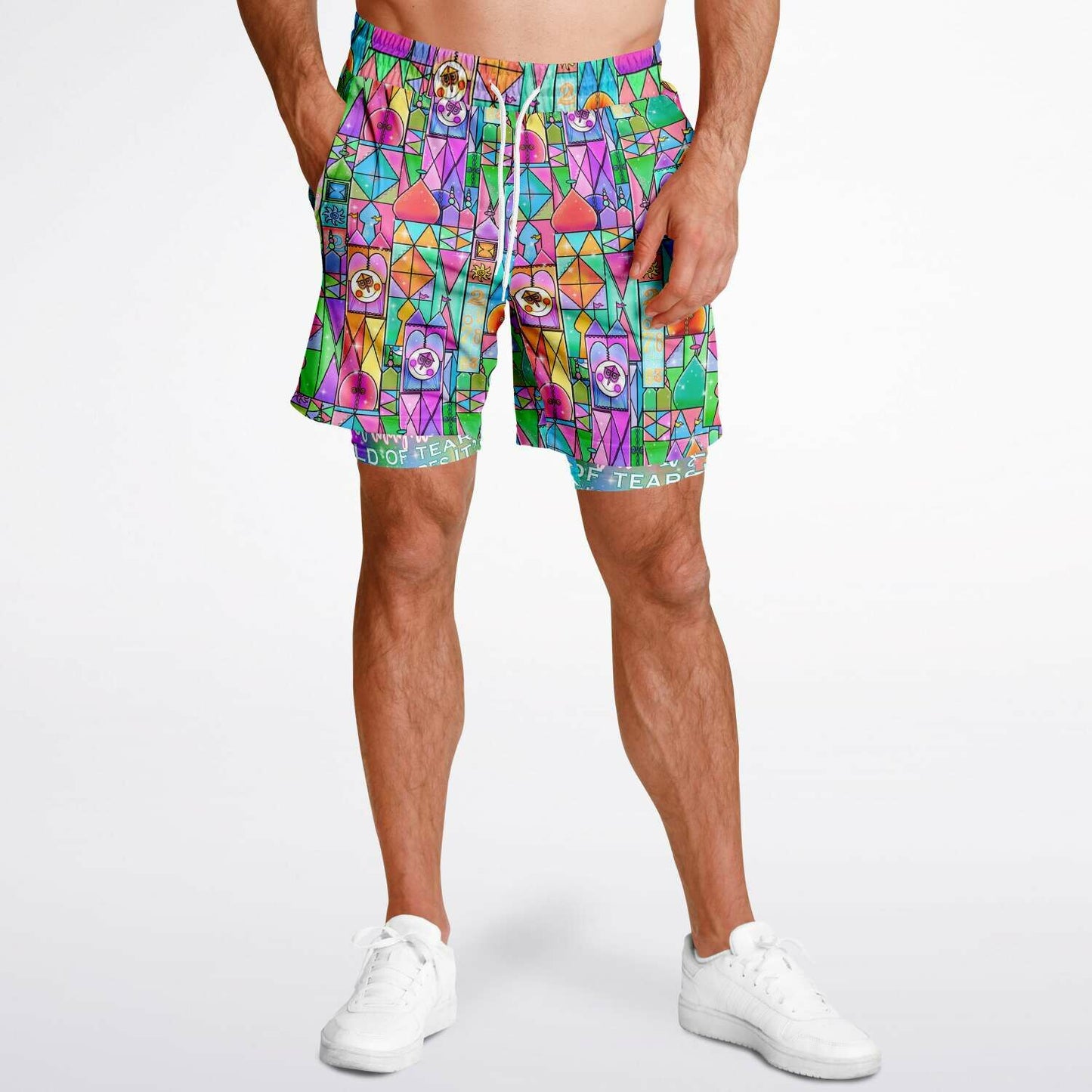 After All Men's Double Layer Pocket Shorts