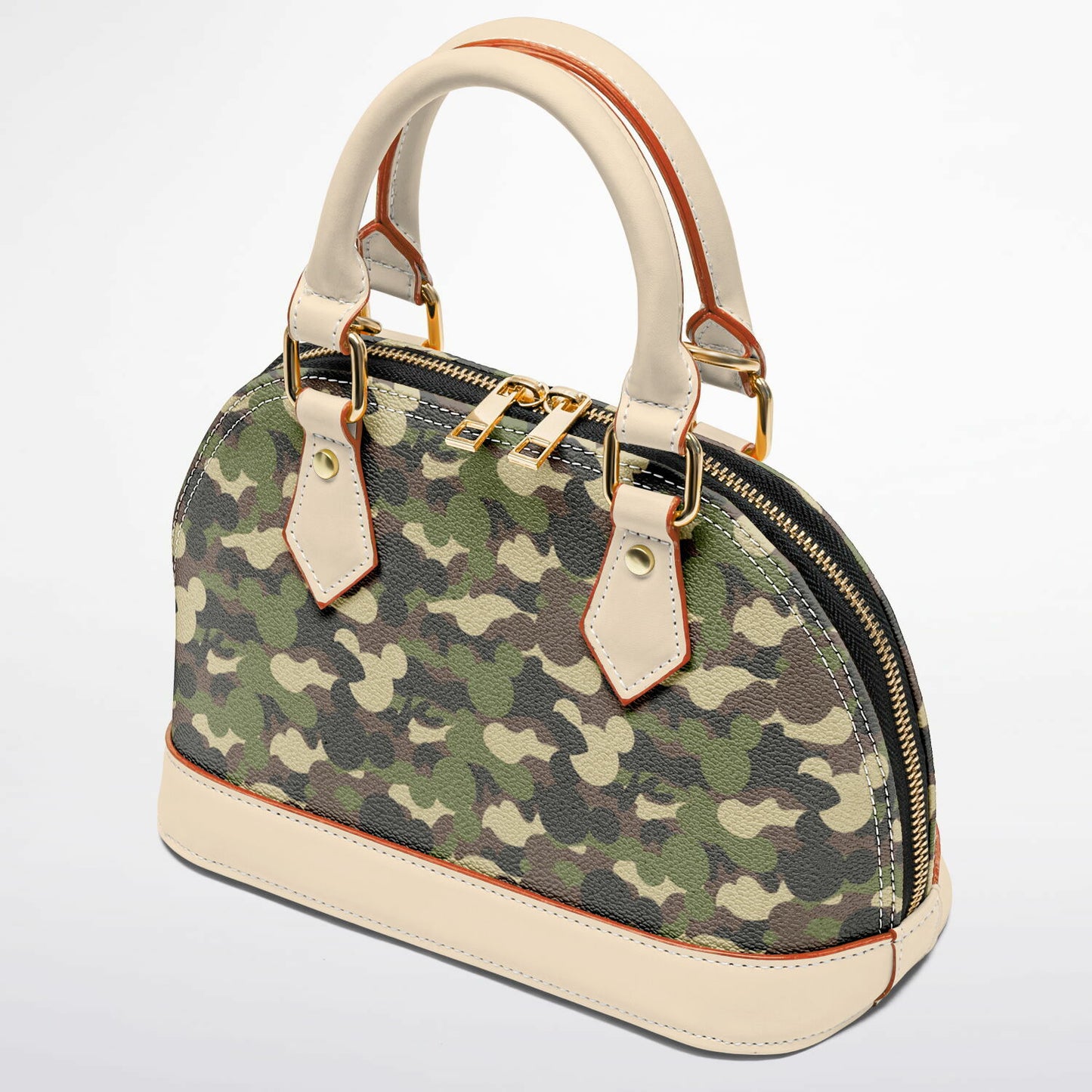 Camo Collection Dome Satchel Handbag