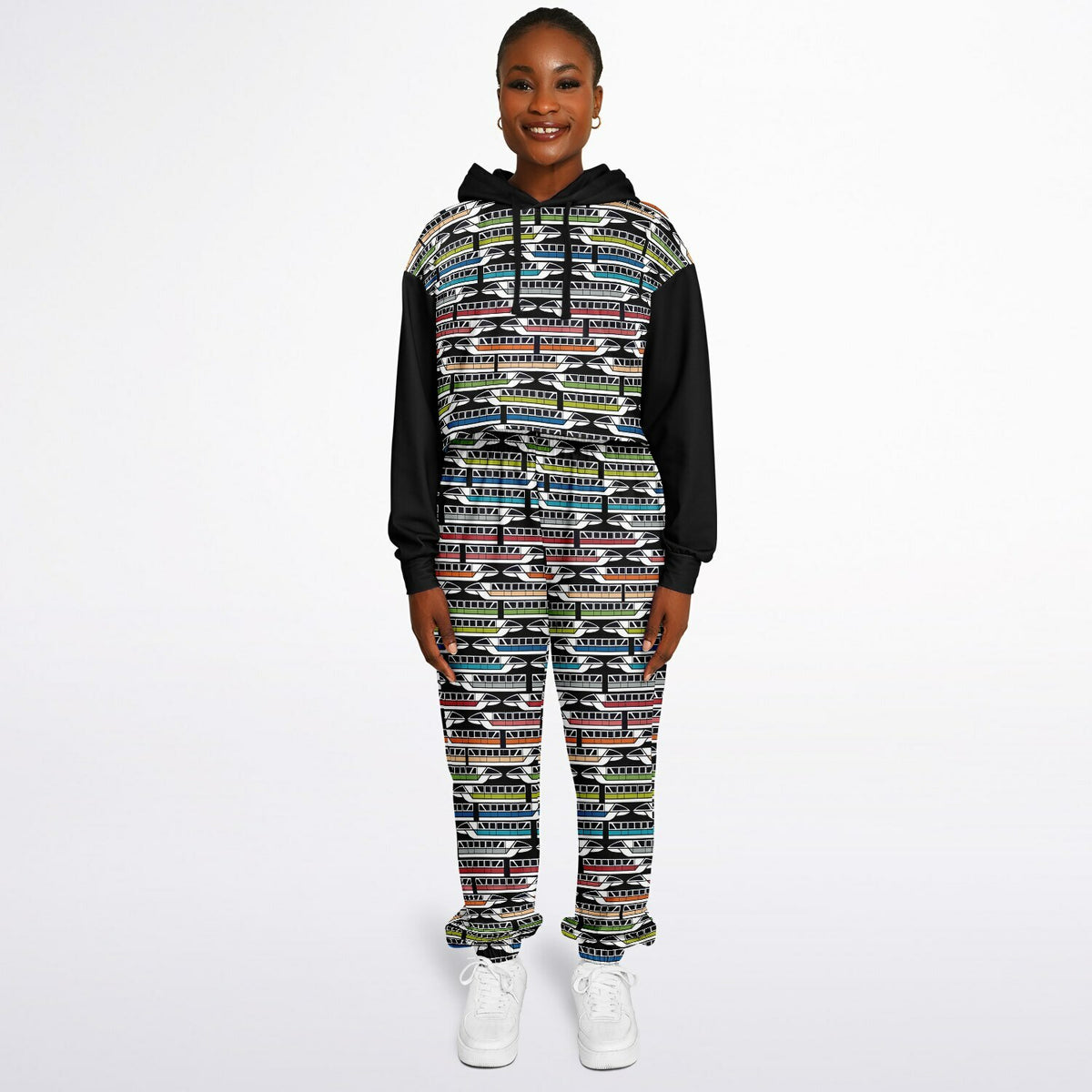 Monorail Cropped Hoodie & Sweatpants