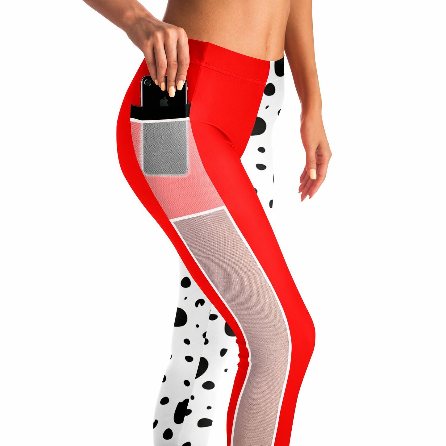 Dalmation Mesh Pocket Leggings