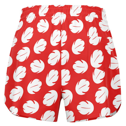 Hawaiian Girl Athletic Shorts