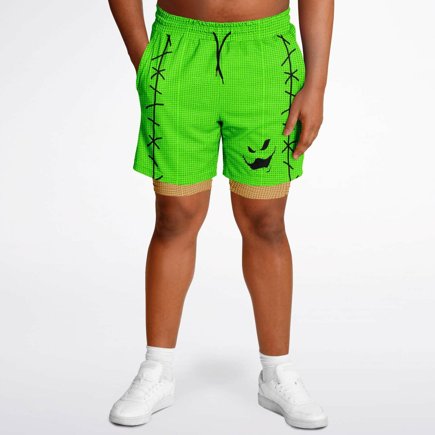Nightmare Collection BoogieMan Men's Double Layer Pocket Shorts