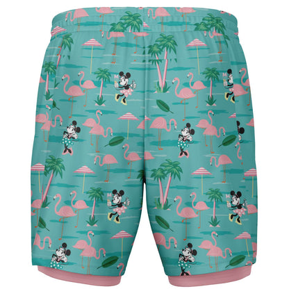Flamingo Collection Men's Double Layer Pocket Shorts